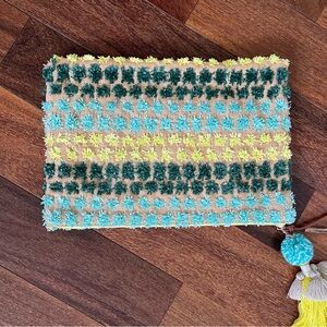 Steven By Steve Madden Multicolor Textured Clutch